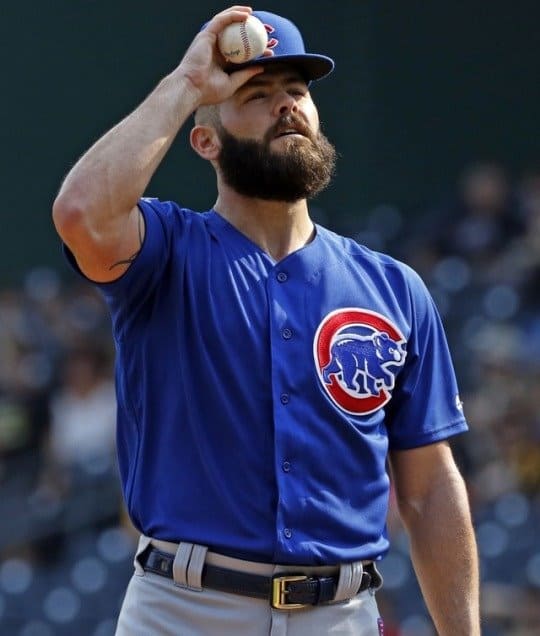 Jake Arrieta nude pic with his dick out.